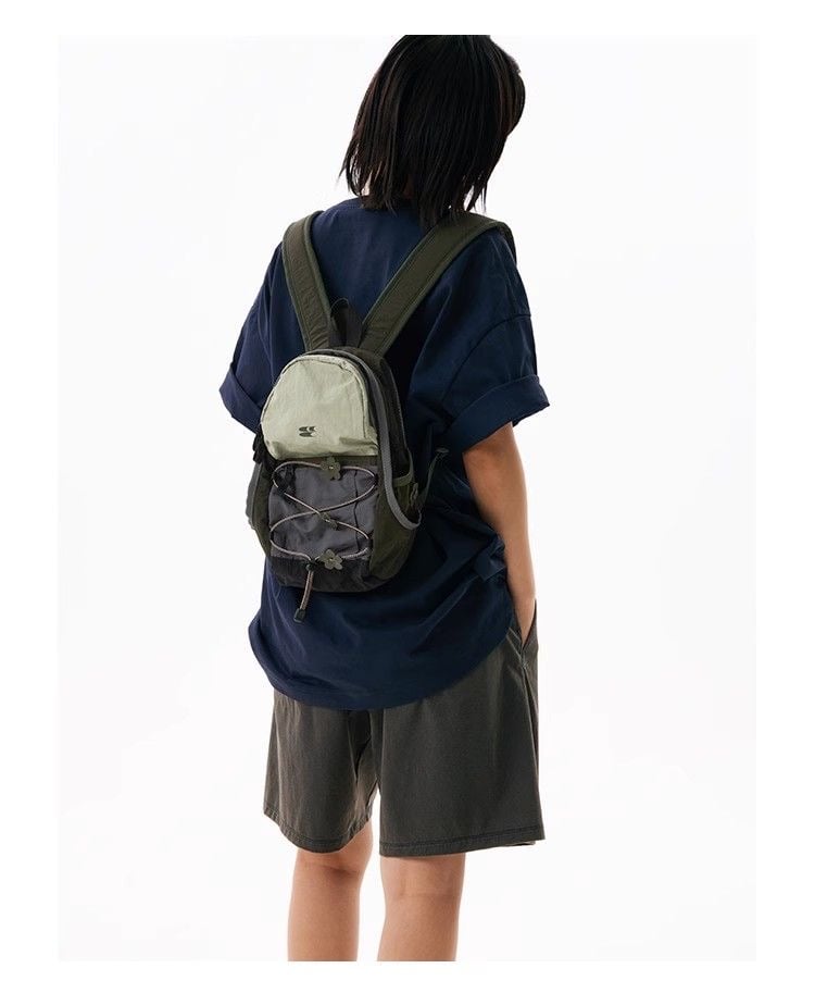 CryingCenter - Green Small Pattern Hiking Backpack